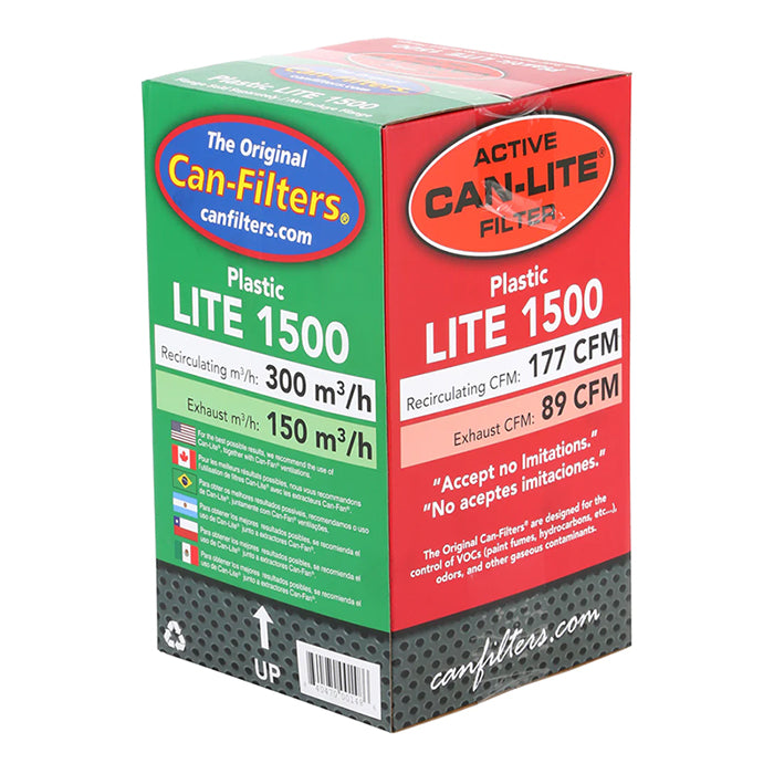 Can-Lite 1500 Plastic Filter - No Flange Case