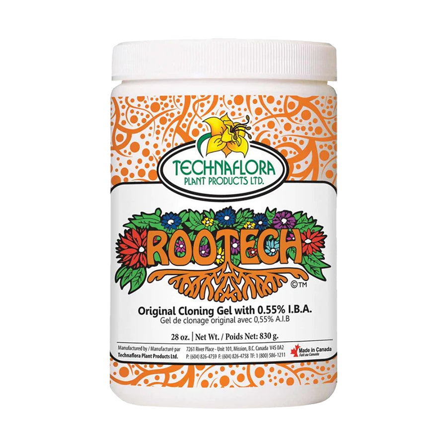 Technaflora Rootech Gel, a rooting gel formulated to promote rapid root development in cuttings, providing essential nutrients and hormones for successful propagation.