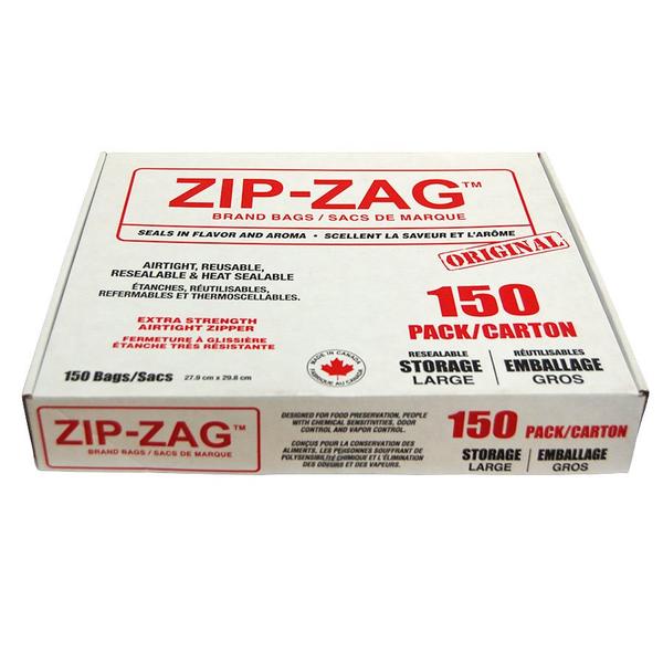 Zip-Zag Original Large Bags 27.9 CM X 29.8 CM (150 per box)