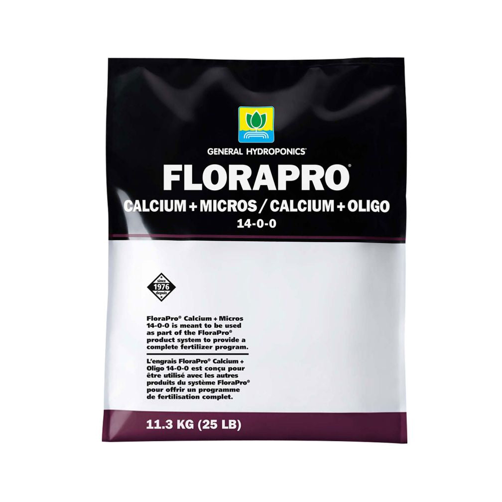General Hydroponics FloraPRO Calcium + Micros (14-0-0) 25lb
