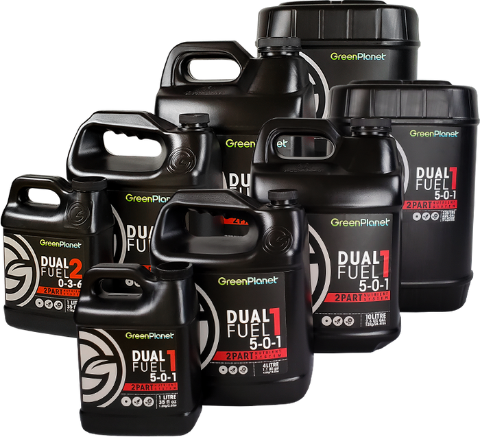 Green Planet Nutrients Dual Fuel (0-3-6) & (5-0-1) All sizes