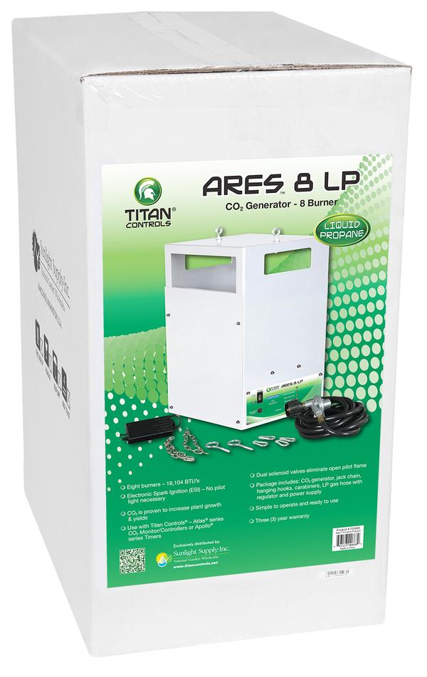 Titan Controls Ares 8 - Eight Burner LP CO2 Generator - 21.2 CUFT/HR Co2 (Local Pickup Only)